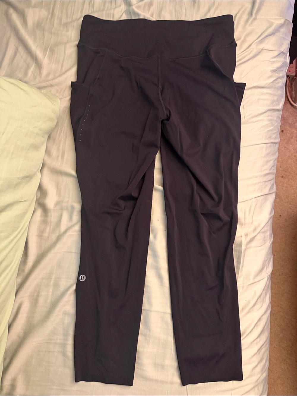 lululemon athletica Charcoal Gray High-Waist Pocket Leggings